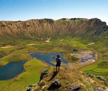 Caldeirão, Corvo Island, Azores, Portugal