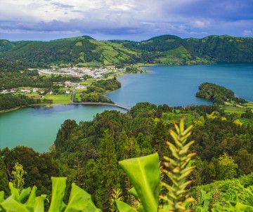 Sete Cidades Lakes and Village, São Miguel Island, Azores, Portugal