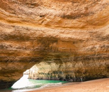 Benagil Cave in the Algarve, Portugal