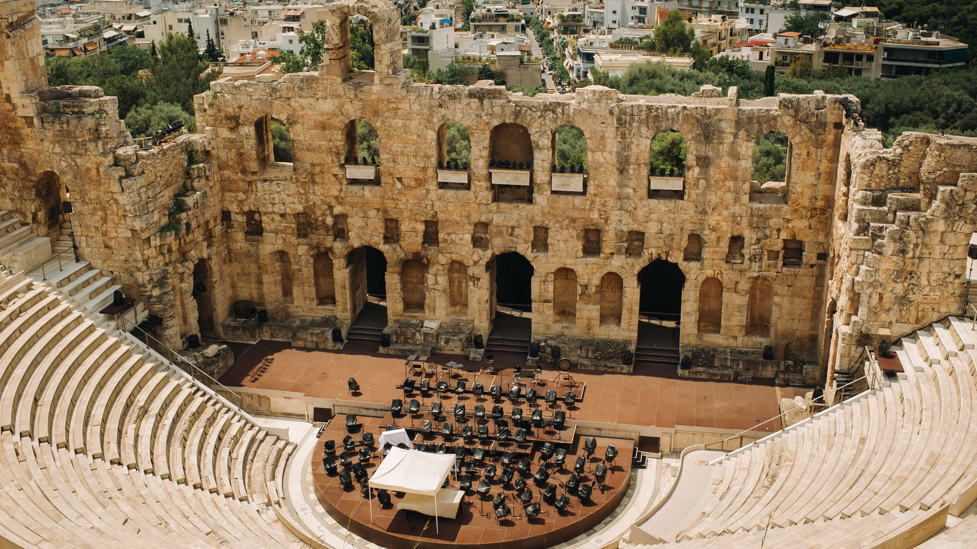 Odeão de Herodes Ático, Atenas