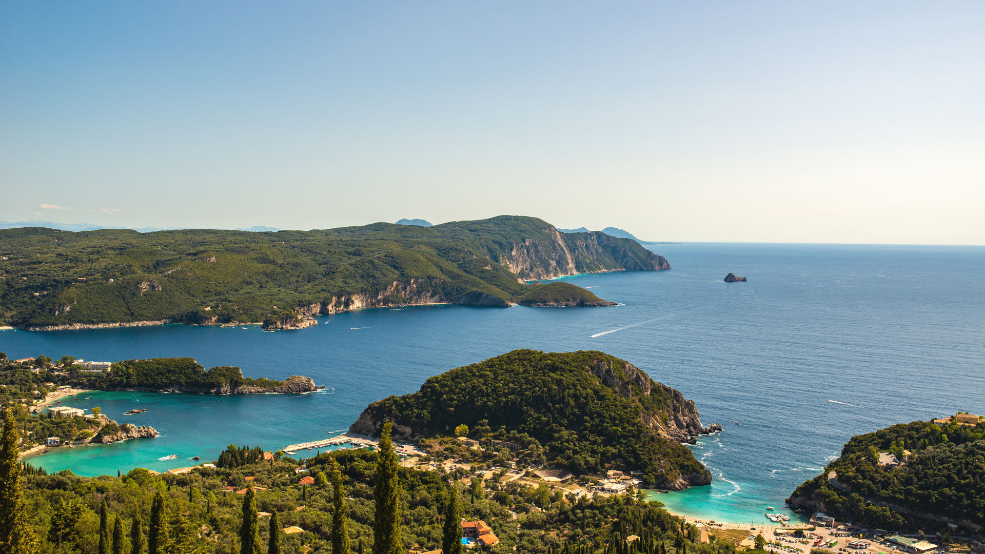 Baía de Palaiokastritsa, Corfu