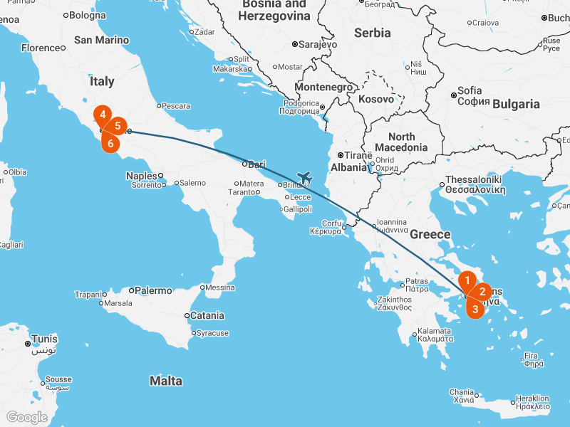 Roma & Atenas | Duas Capitais Eternas