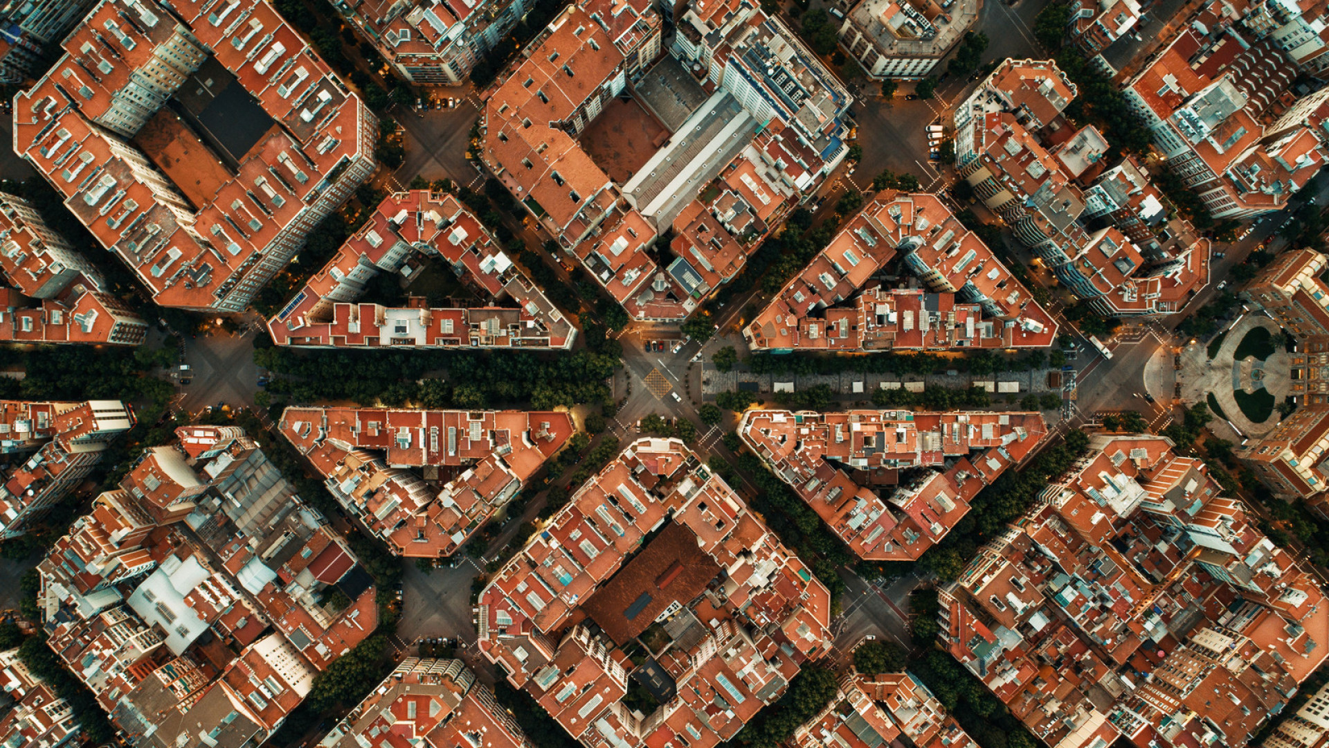 Vista Aérea de Barcelona