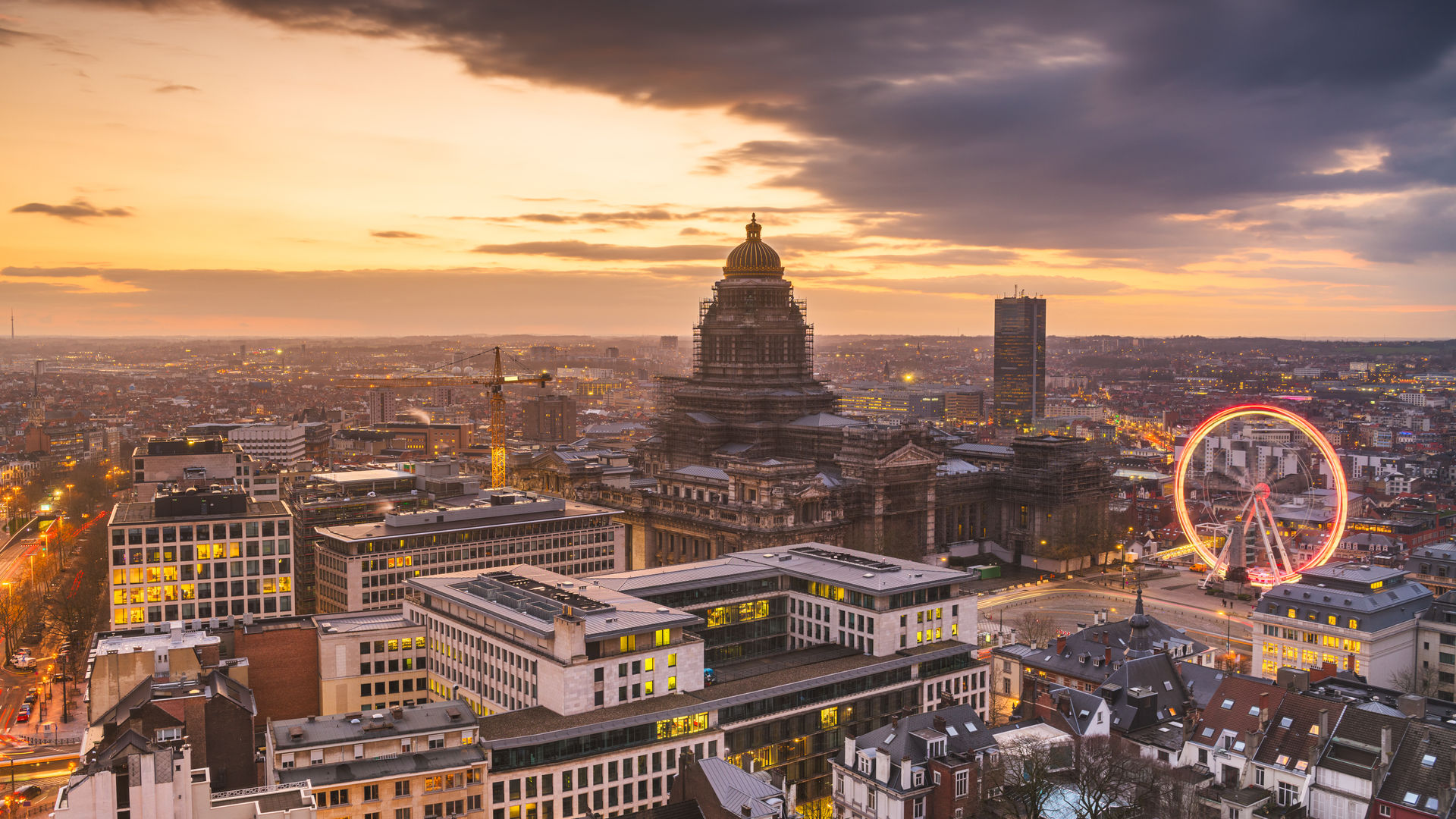 Vista Aérea de Bruxelas
