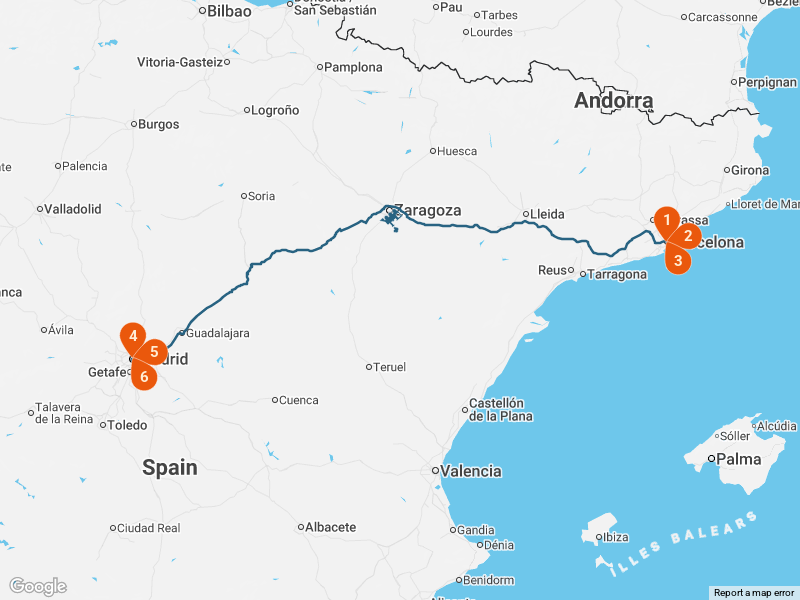 Barcelona & Madrid | Espanha de Comboio
