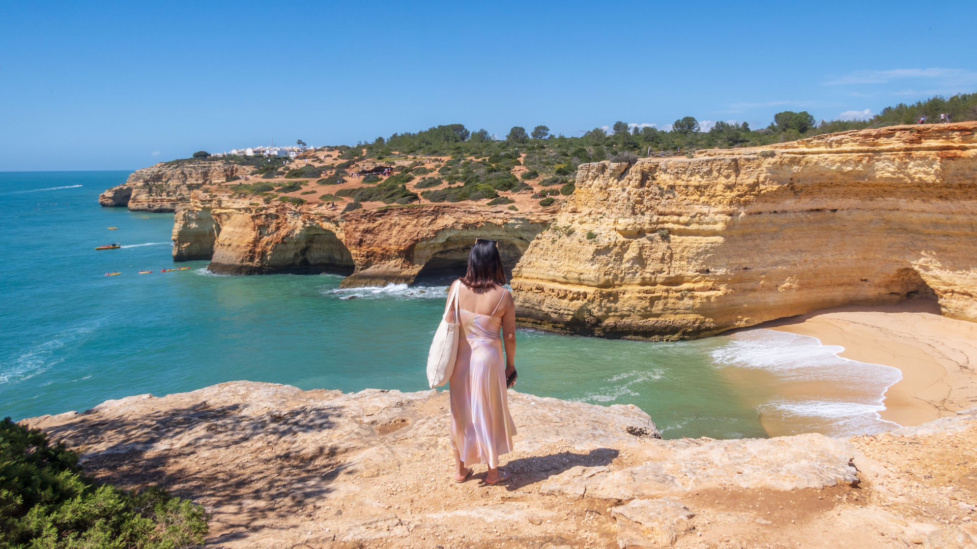 Admiring the Algarve: Clifftop Views by Benagil