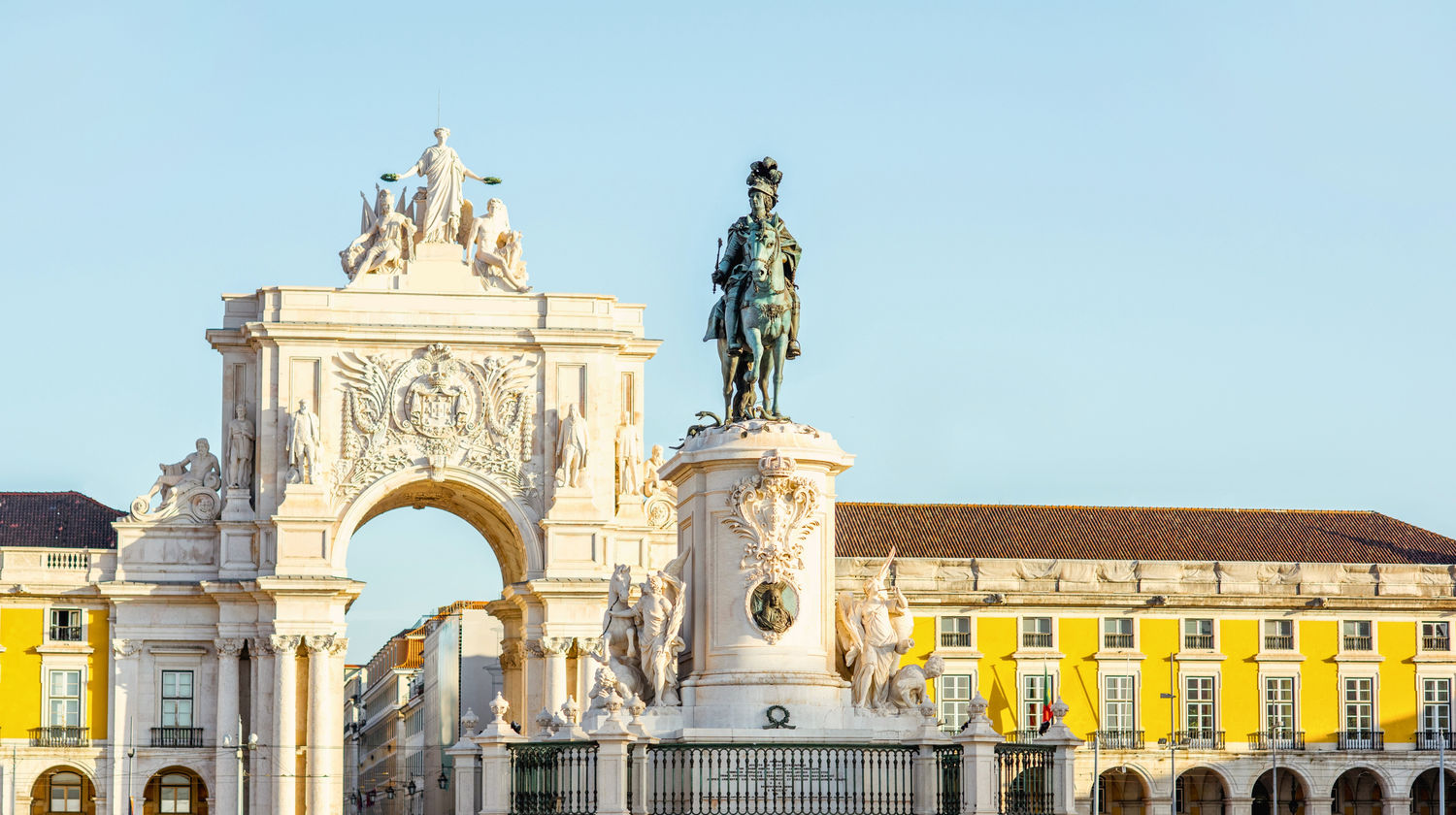 Rua Augusta Arch, Lisbon, Portugal