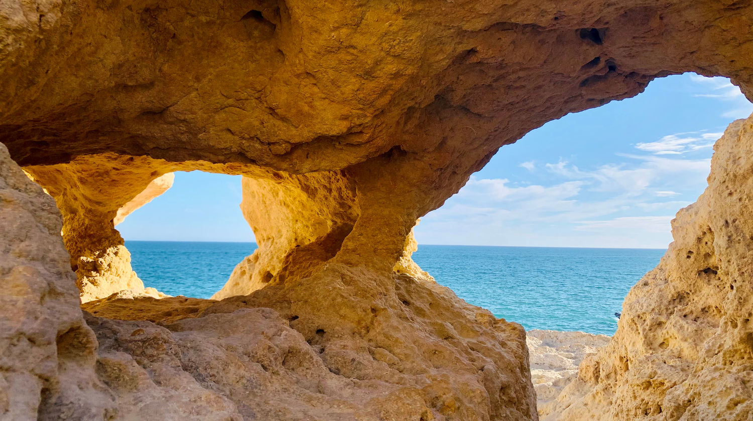 Algar Seco Arch, Carvoeiro, The Algarve