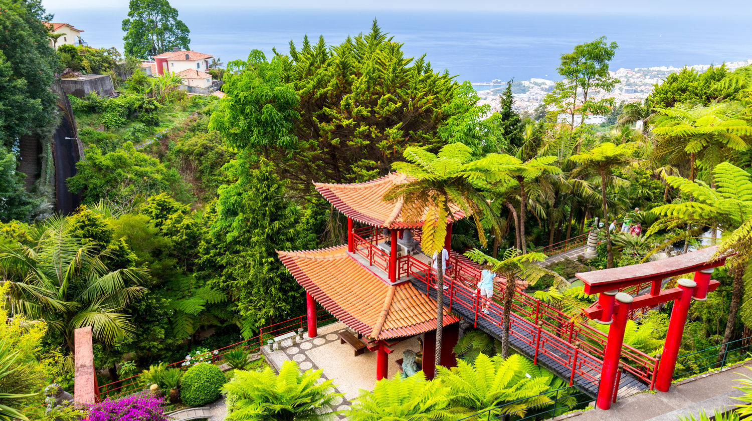 Japanese Garden at Monte Palace Tropical Garden, Madeira Island