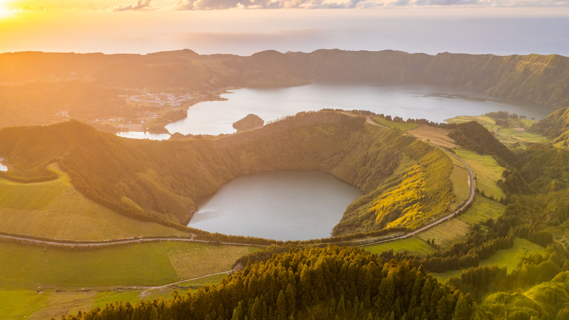 Lagoa das Sete Cidades & Lagoa de Santiago, São Miguel Island
