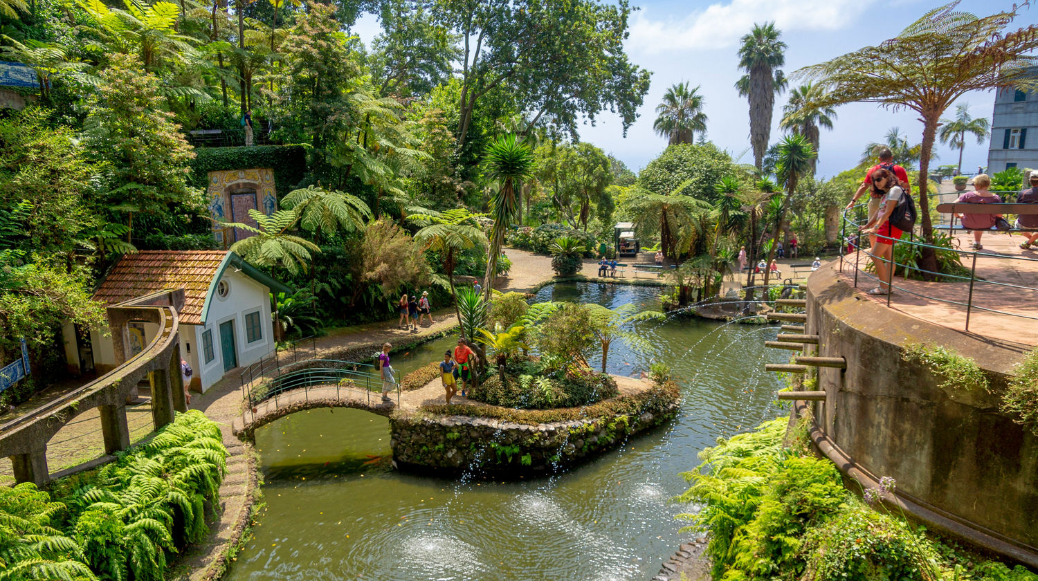 Wander through lush beauty at Monte Palace Tropical Garden, a green oasis in Funchal, Madeira 