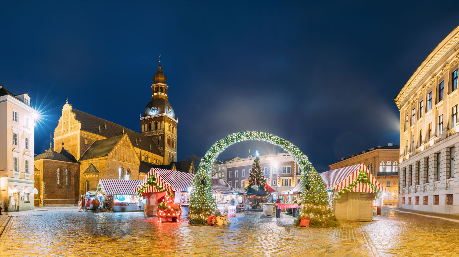 Riga Christmas Market Square, Riga, Latvia