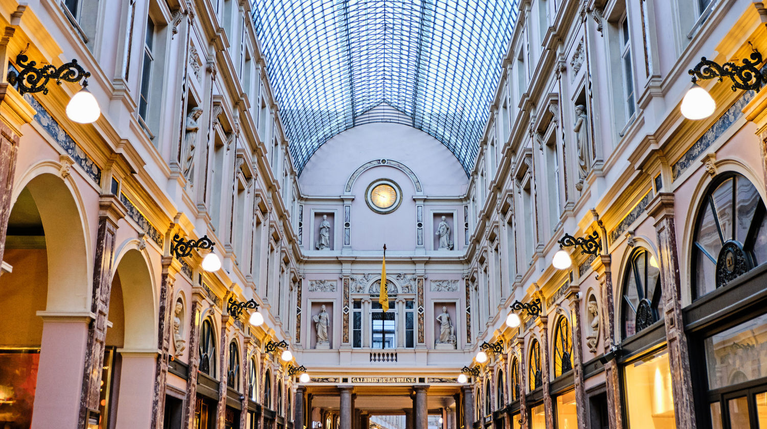 Galeries Royales Saint-Hubert, Brussels, Belgium
