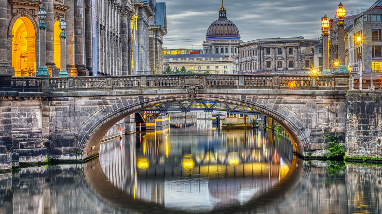 Museum Island Canal View in Berlin