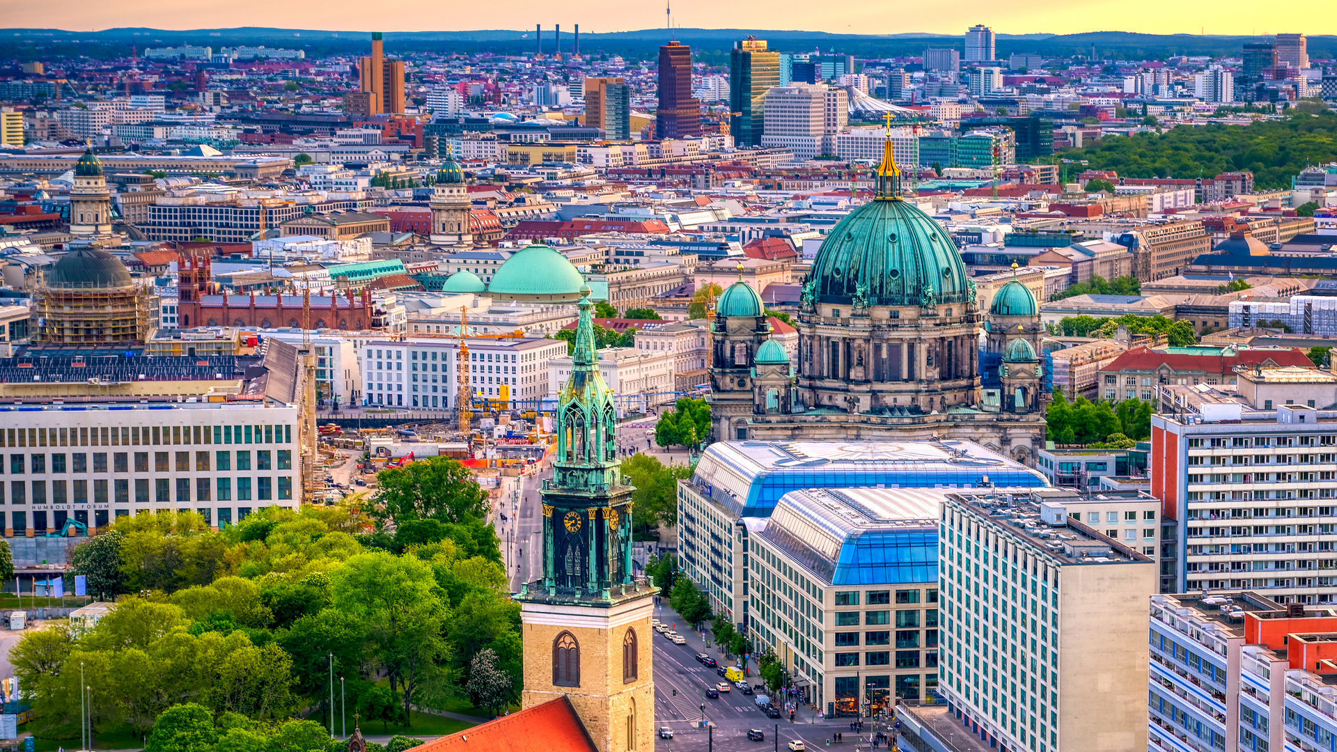 Panoramic View of Berlin Cathedral 