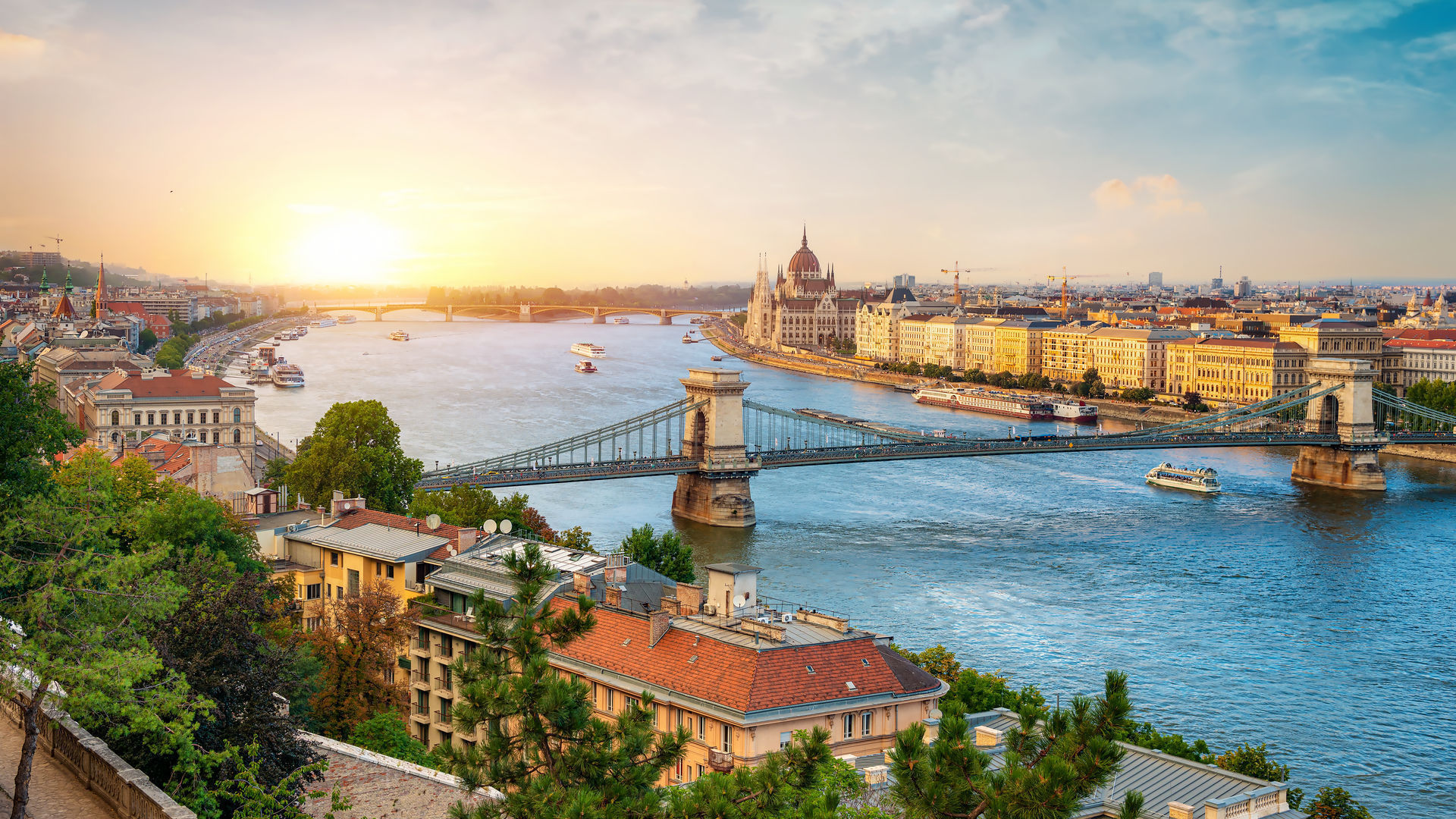 Chain Bridge, Budapest, Hungary