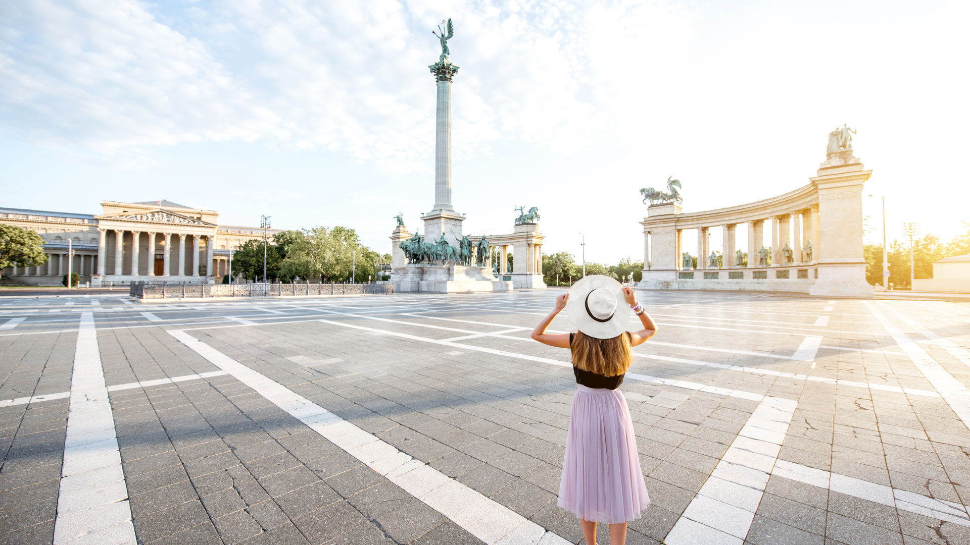 Heroes' Square, Budapest, Hungary