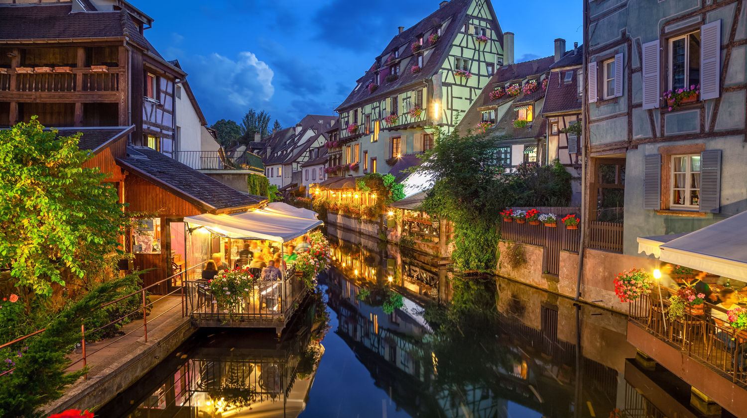 Little Venice Canal in Colmar, France