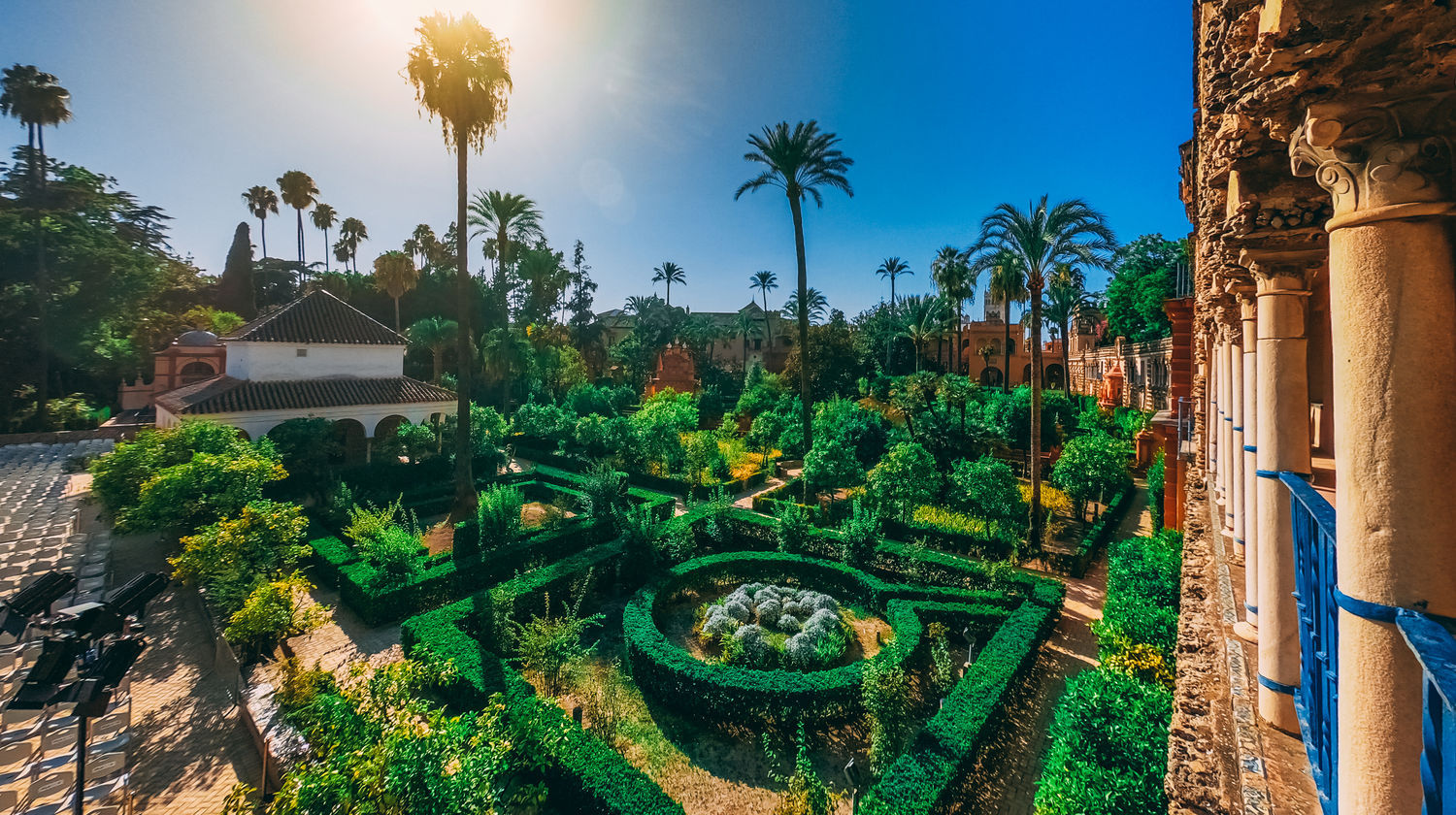 Royal Alcázar Gardens, Seville, Spain