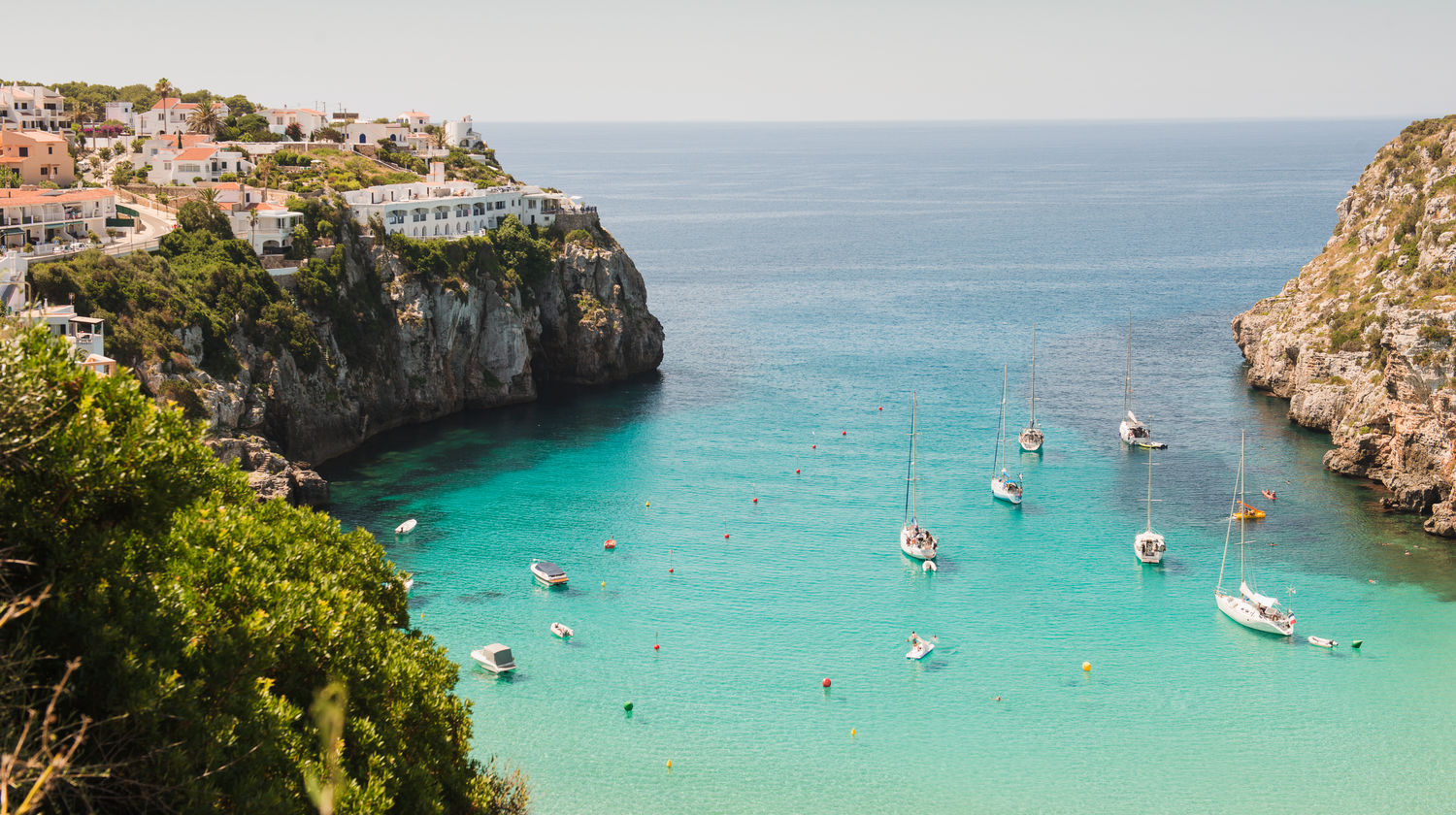 Cala Mitjana Beach, Menorca (Spain)