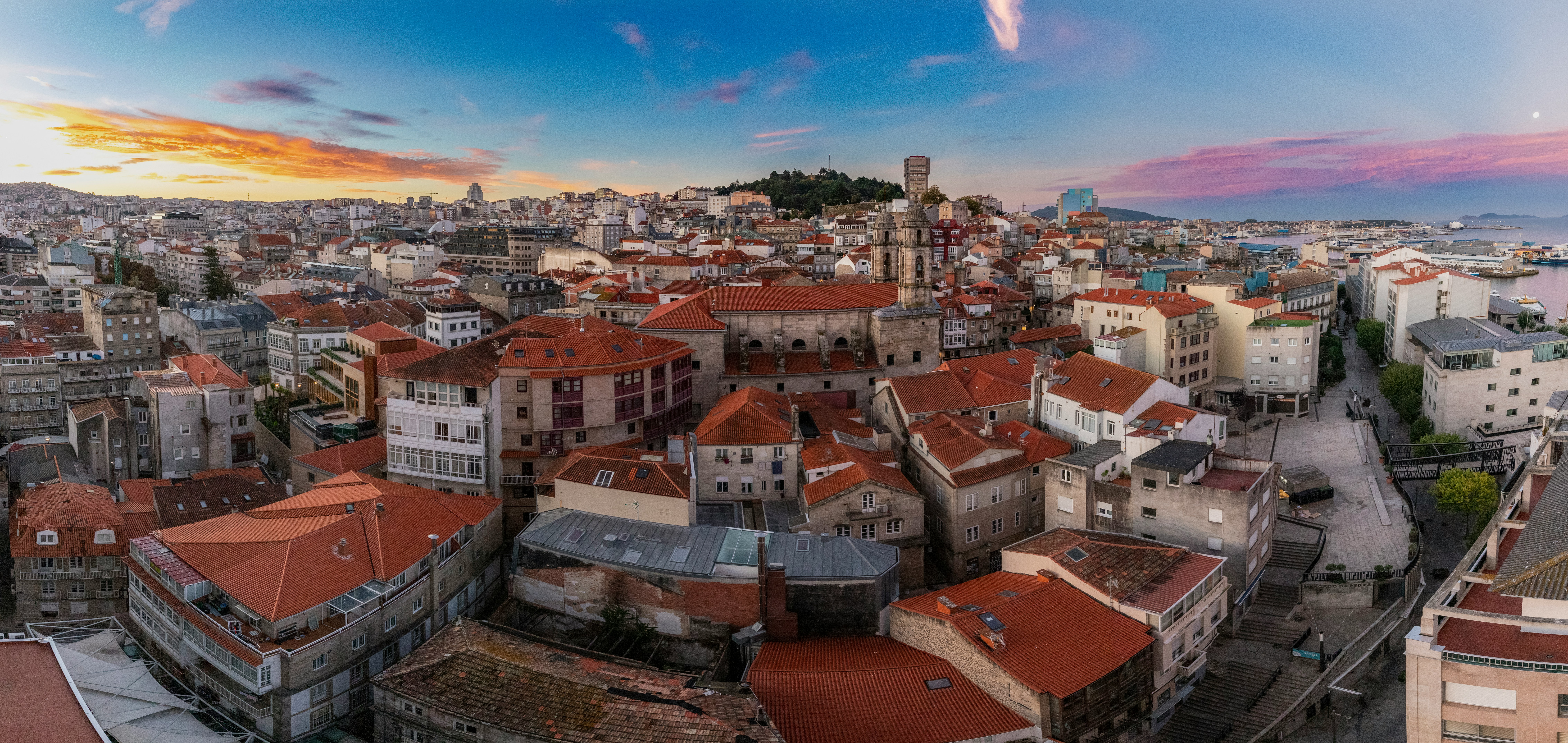 Vigo Old Town, Vigo, Galicia, Spain
