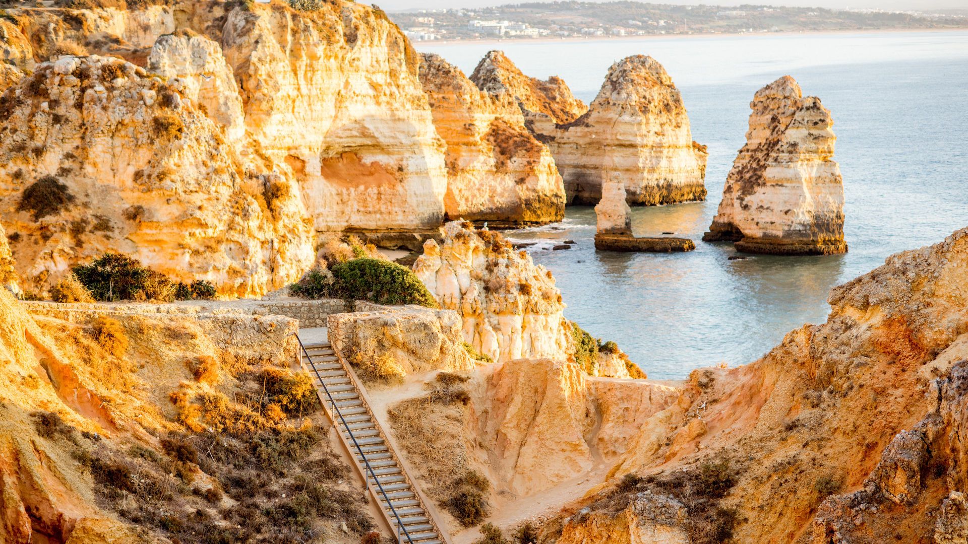 Cliffs of Ponta da Piedade, located in Lagos