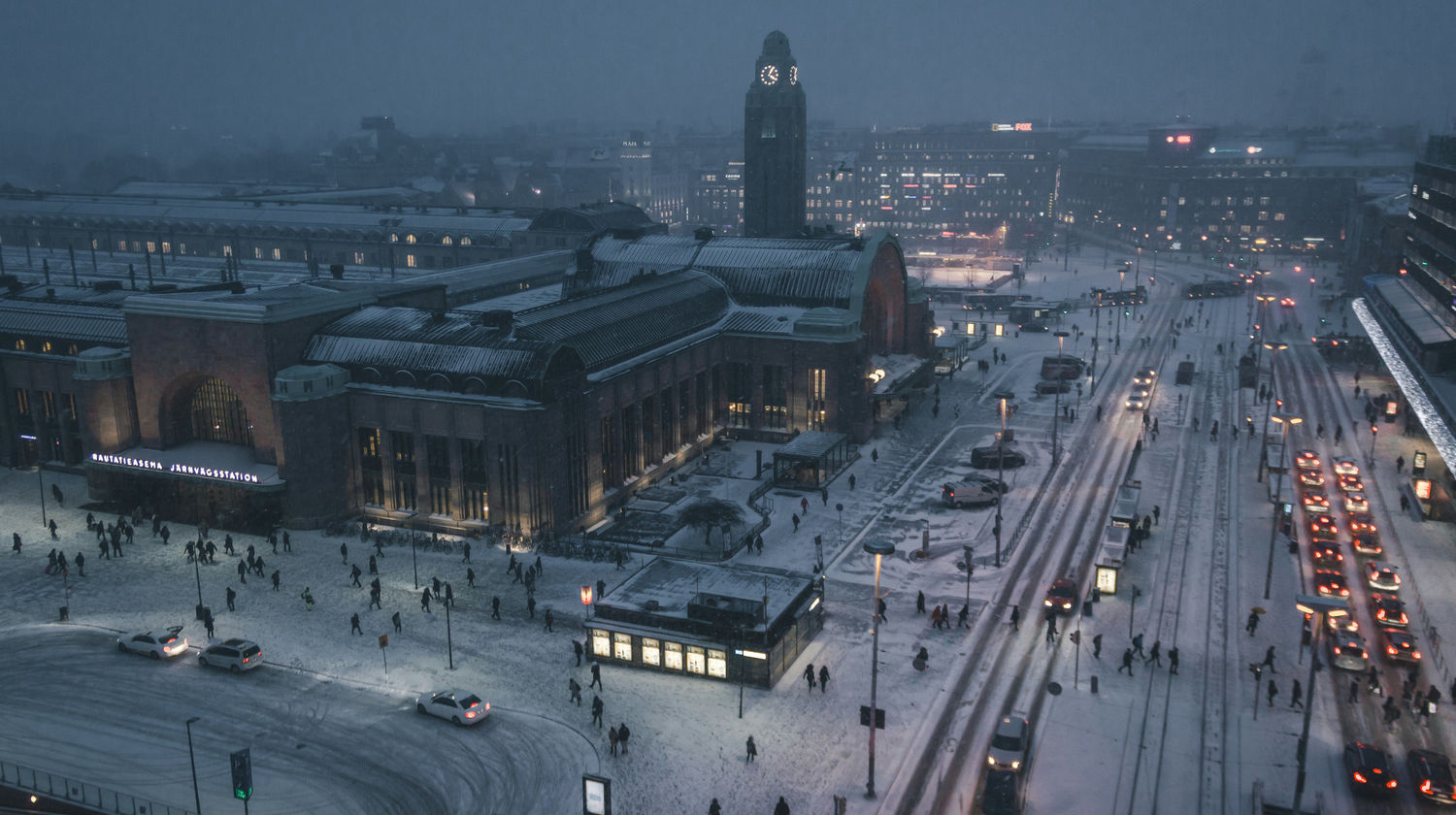 Helsinki Central Railway Station, Helsinki, Finland