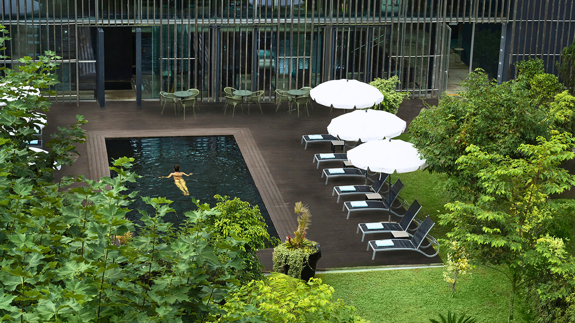 Outside Pool at 5-Star Octant Furnas, São Miguel Island
