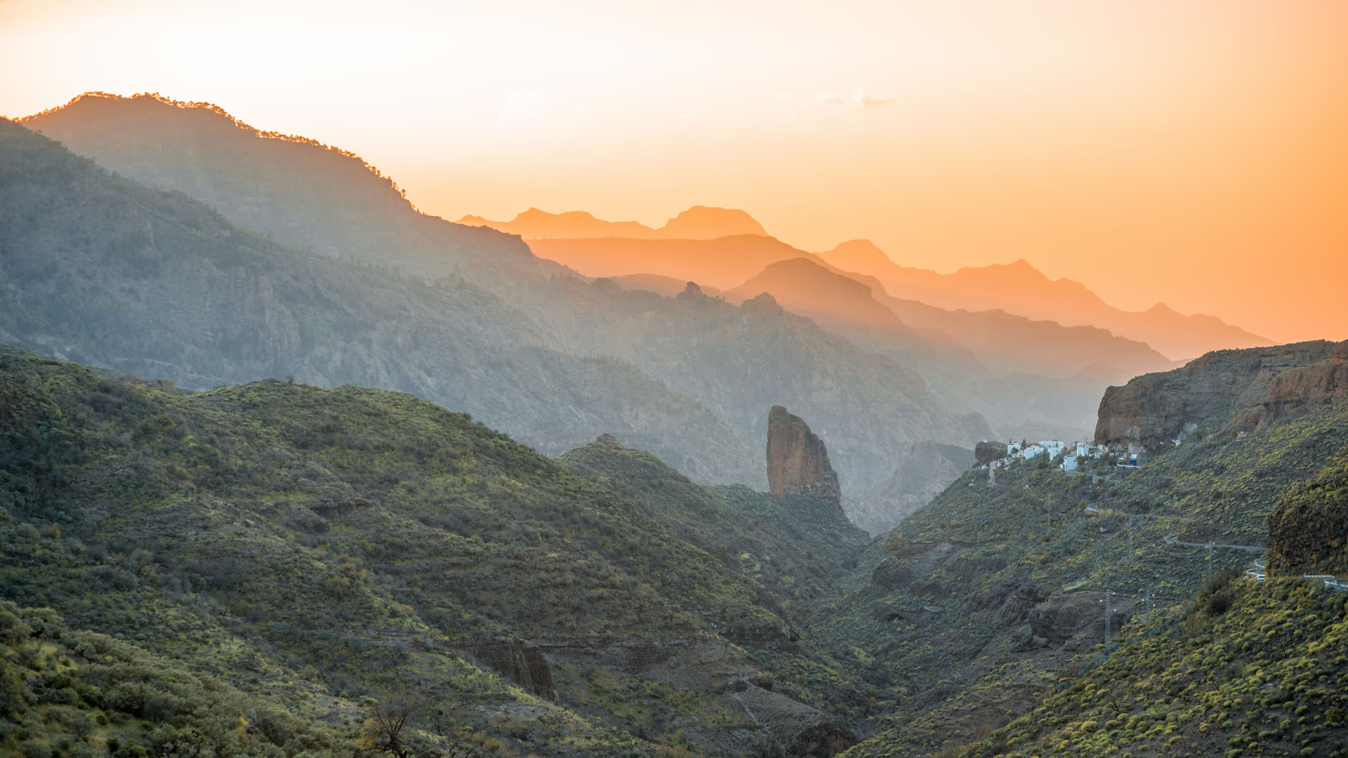 Mountains on the Western Part of Gran Canaria