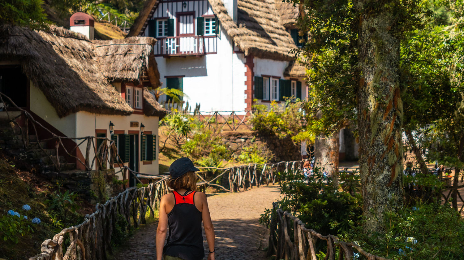 Village stroll on a scenic Madeira hike
