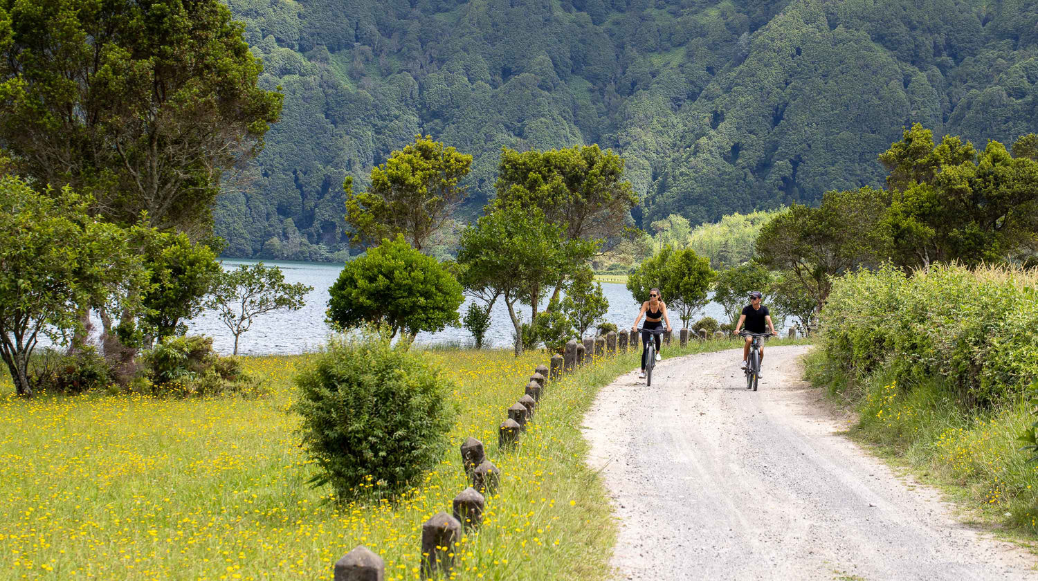 Bike Riding in Sete Cidades, São Miguel