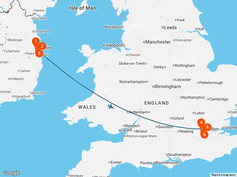 Dublin & London Adventure