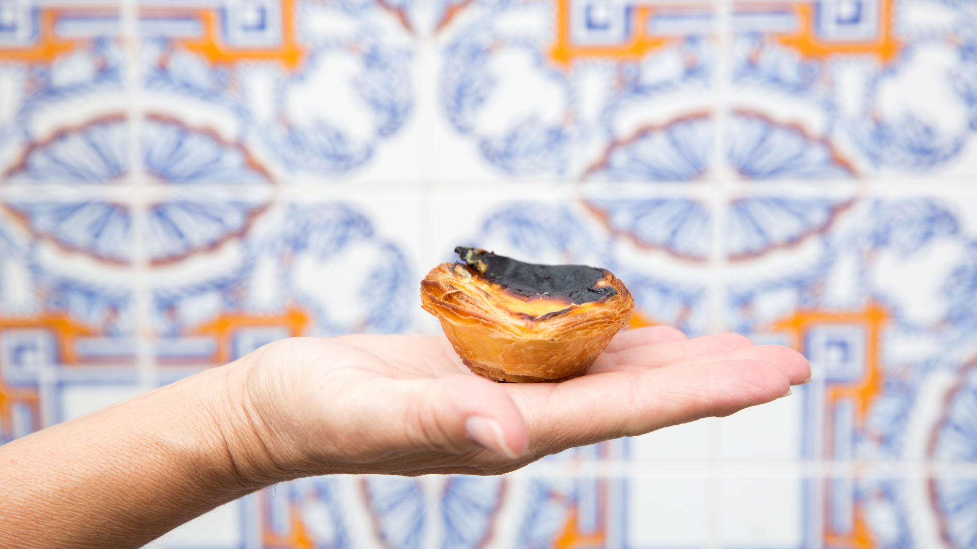 Traditional Pastel de Nata, Lisbon, Portugal