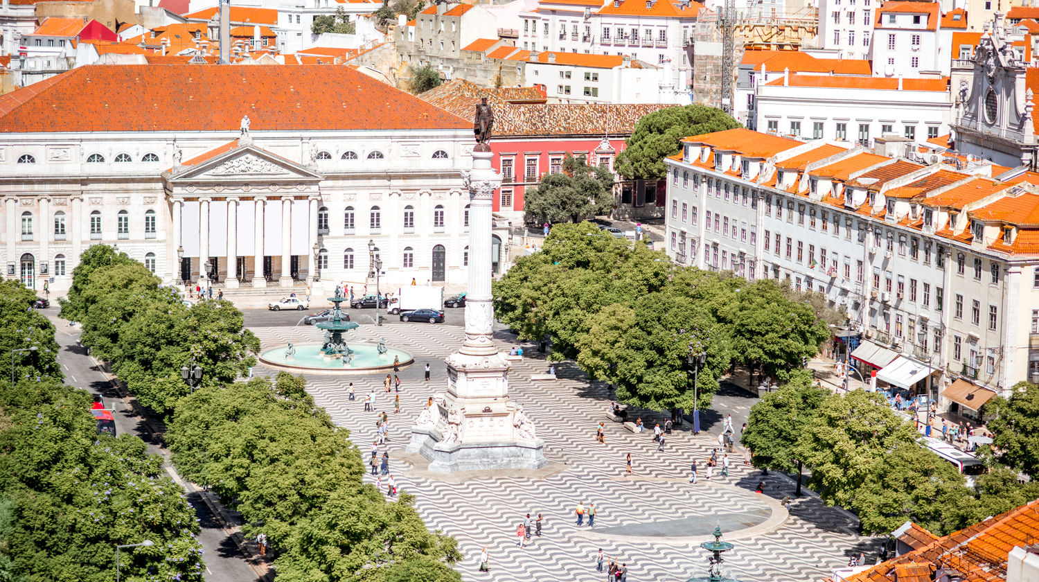Rossio Square, Lisbon, Portugal