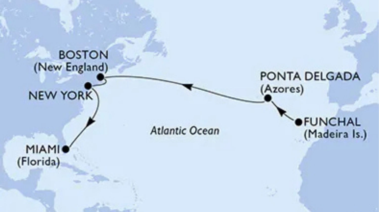 <strong>Cruise Departure from Funchal, Madeira Island (Portugal)</strong>
