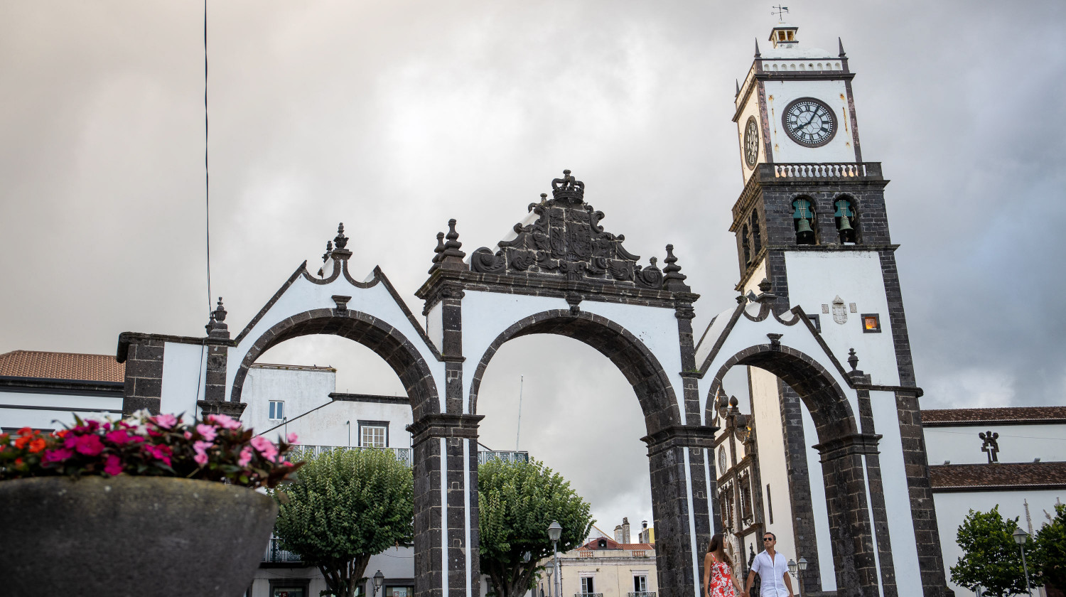Portas da Cidade in Ponta Delgada, São Miguel Island, the Azores