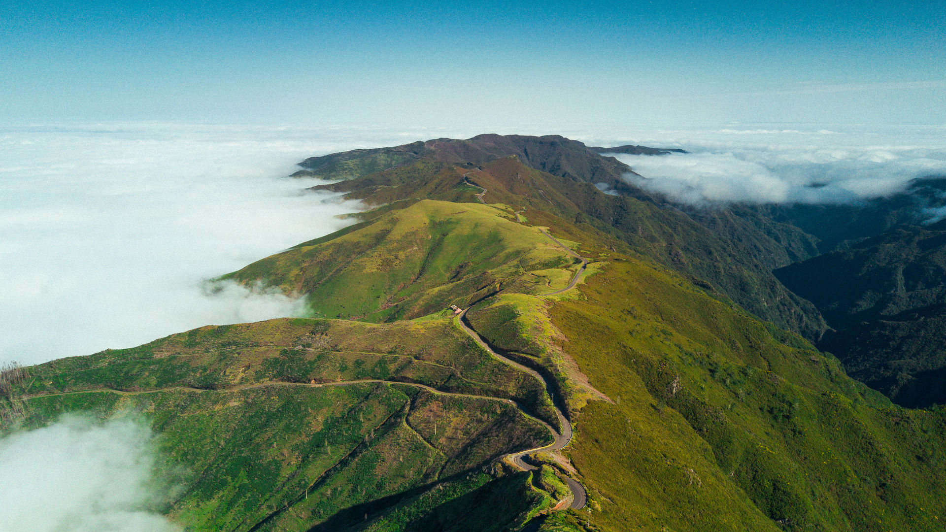 Road to Pico do Areeiro, Madeira Island