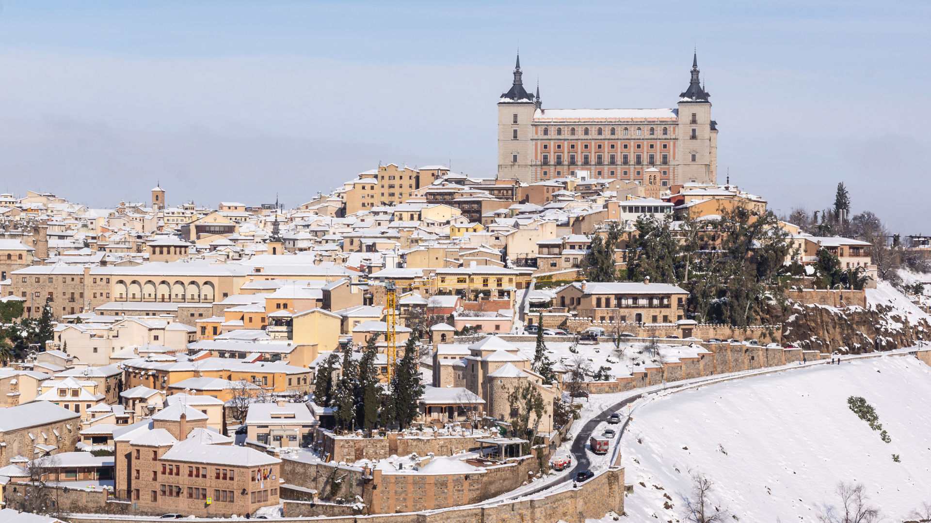 Winter view of Toledo, Spain