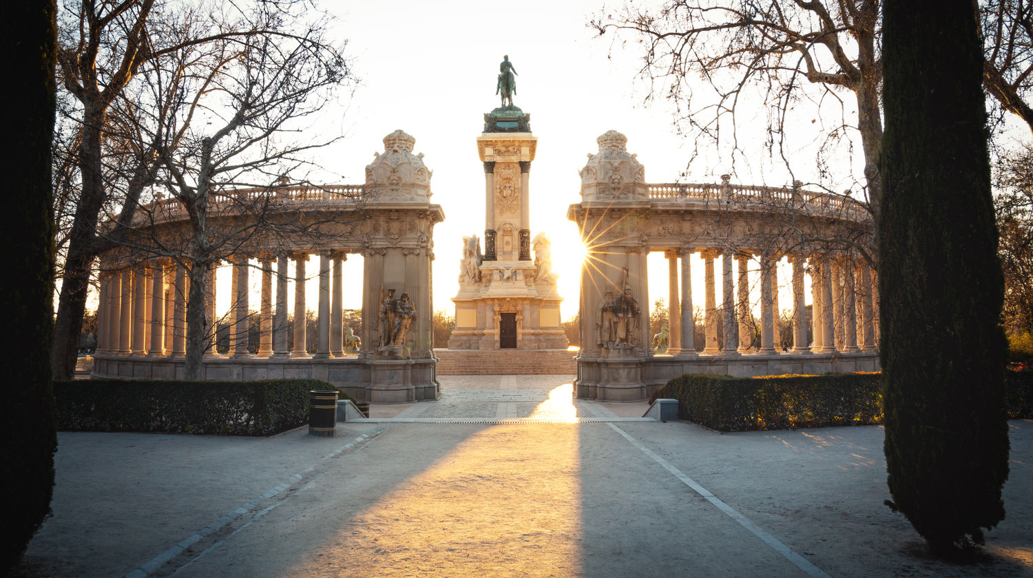 King Afonso XII Monument at El Retiro Park, Madrid