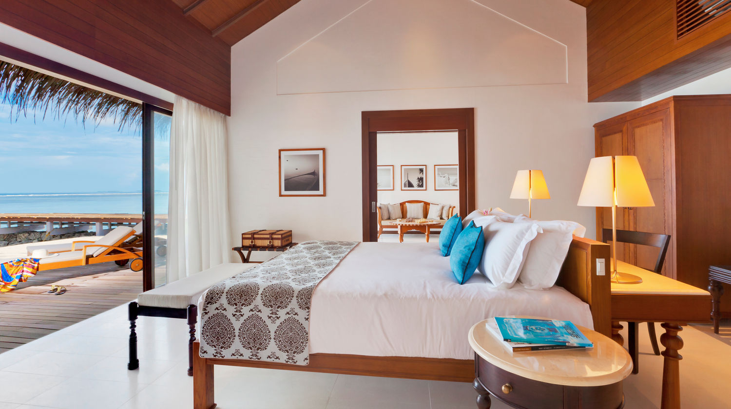 Beach Villa Bedroom, The Residence Maldives at Falhumaafushi, Falhumaafushi, Maldives