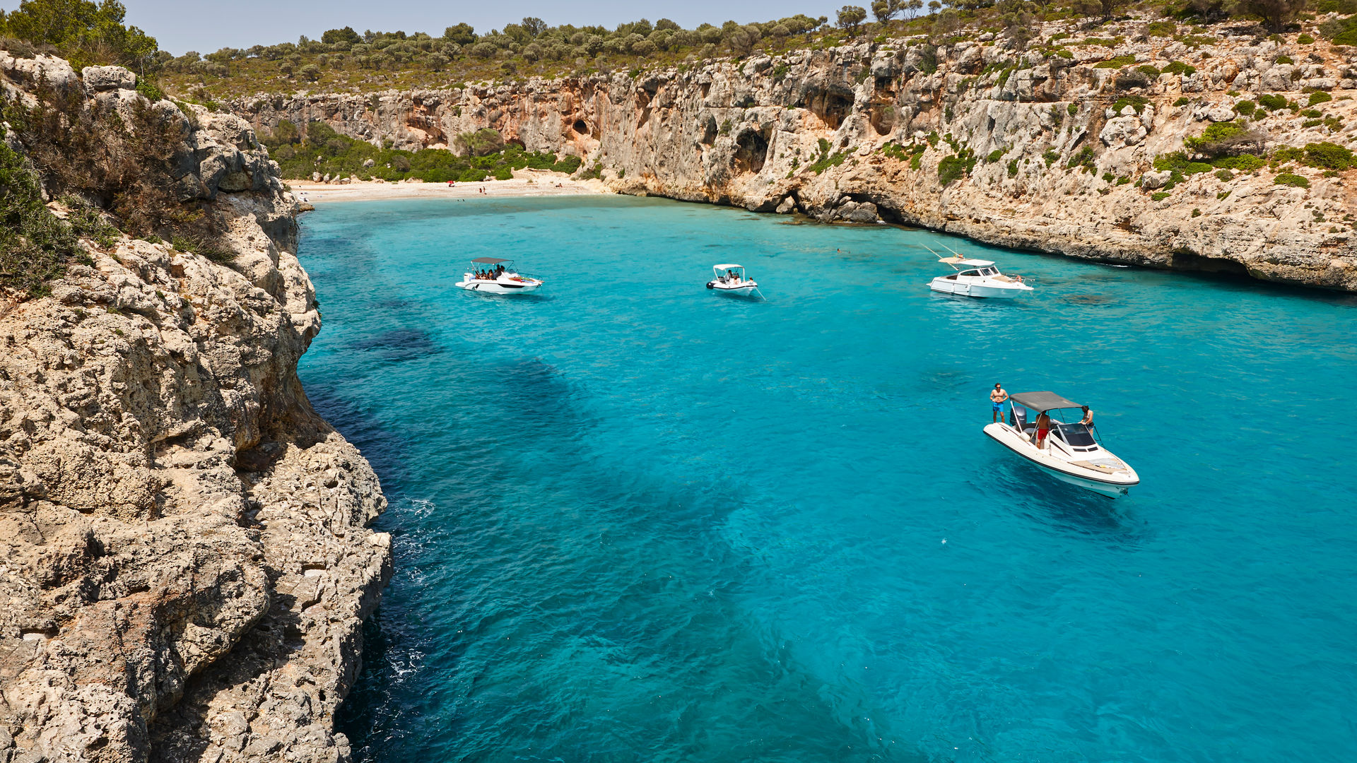 Waters in Palma de Mallorca, Spain