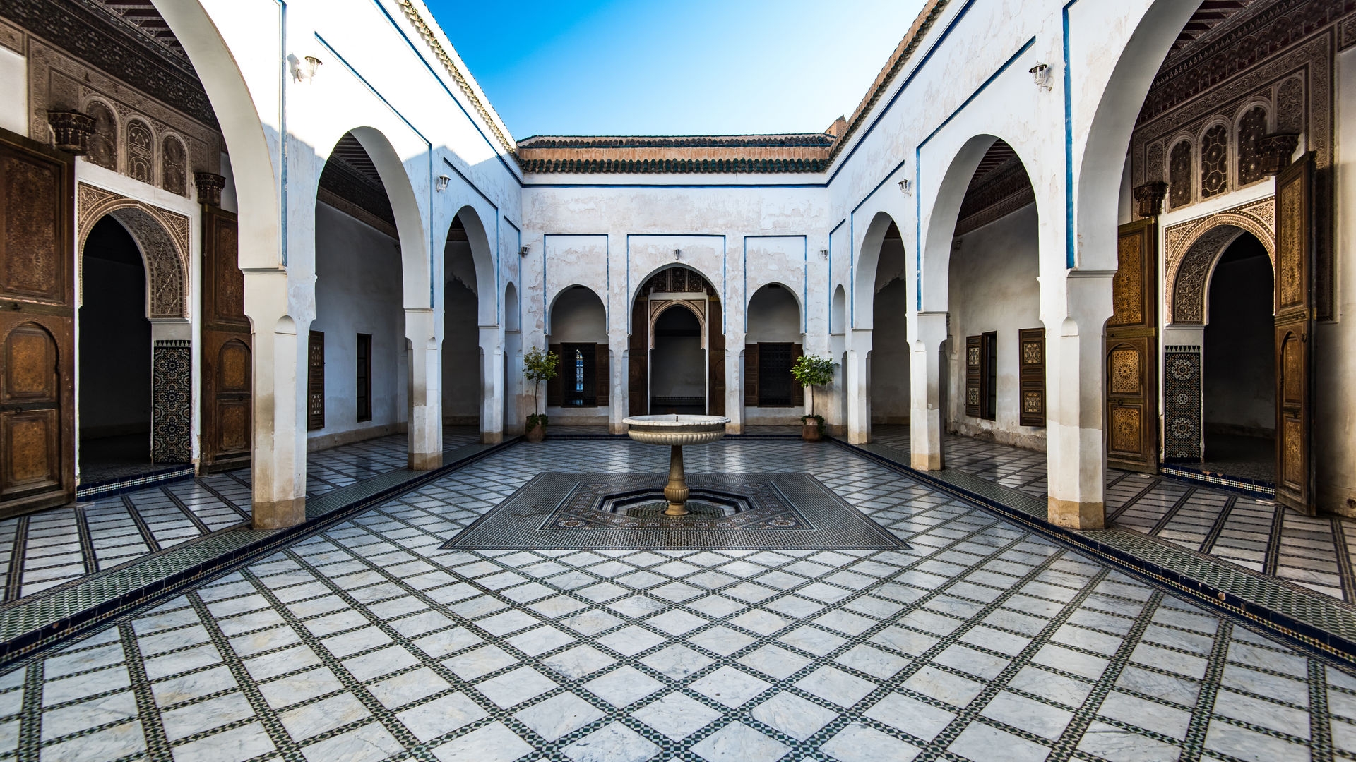 Bahia Palace in Marrakesh