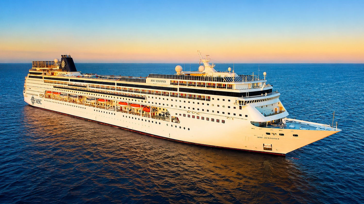 MSC Sinfonia, Mediterranean Sea