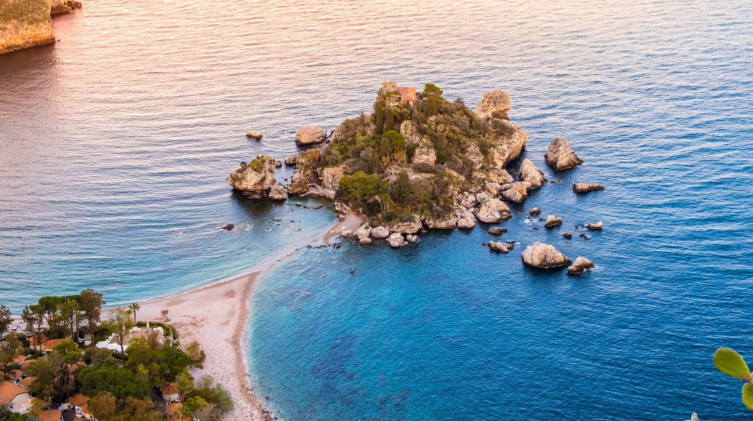Isola Bella Beach, Taormina, Sicily, Italy