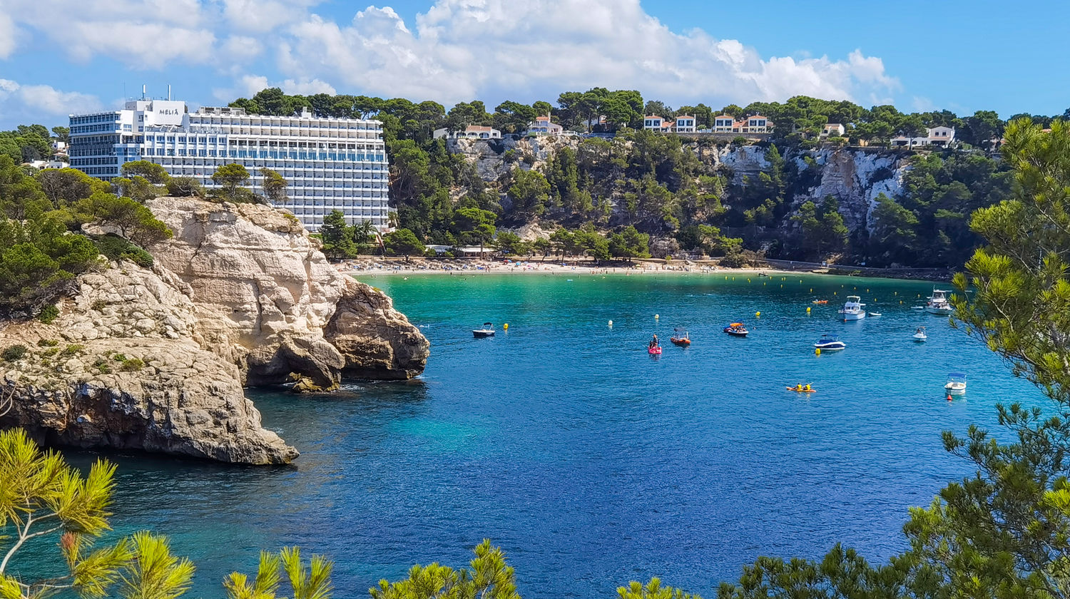 Cala Galdana beach in Menorca