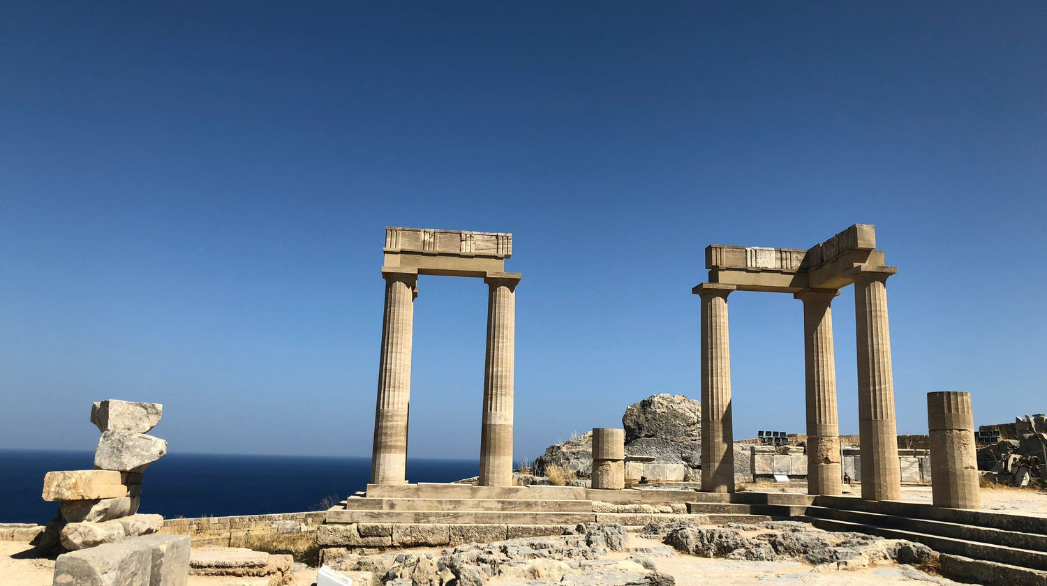 Temple of Athena Lindia, Rhodes, Greece