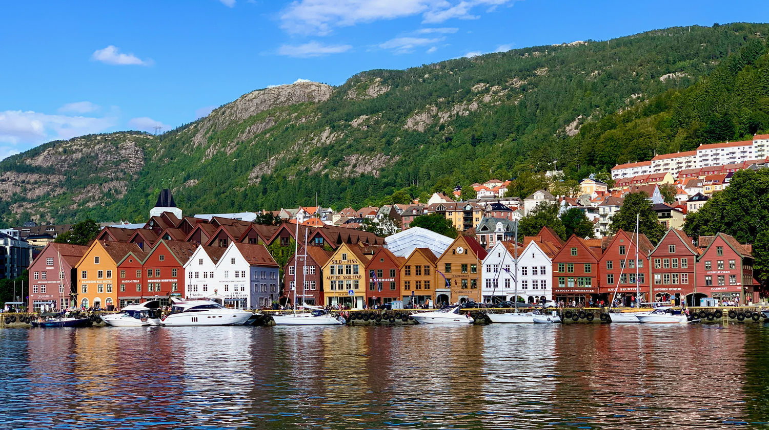 Bryggen Waterfront, Bergen, Norway
