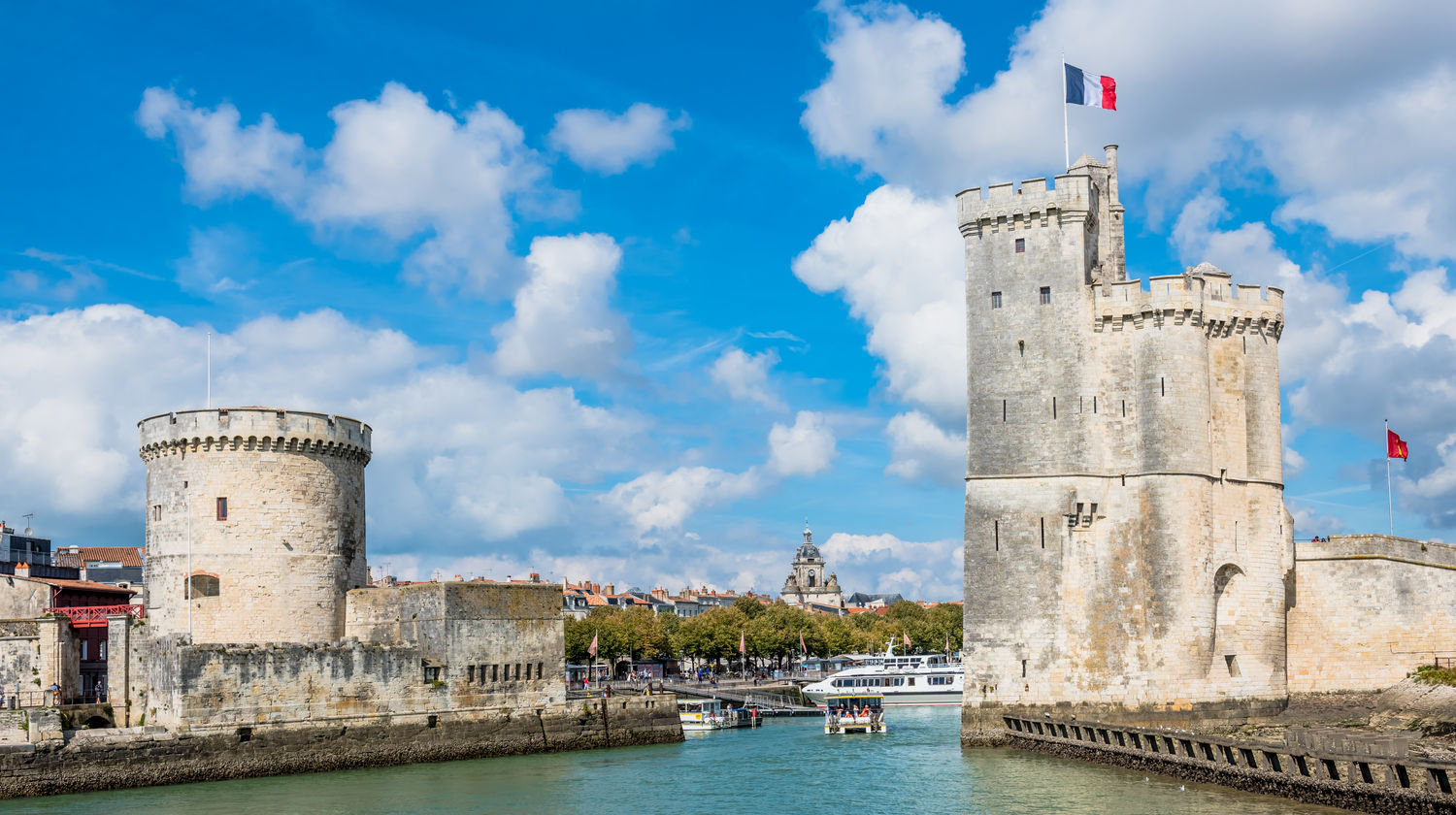 Saint-Nicolas and Chain Towers, La Rochelle, France