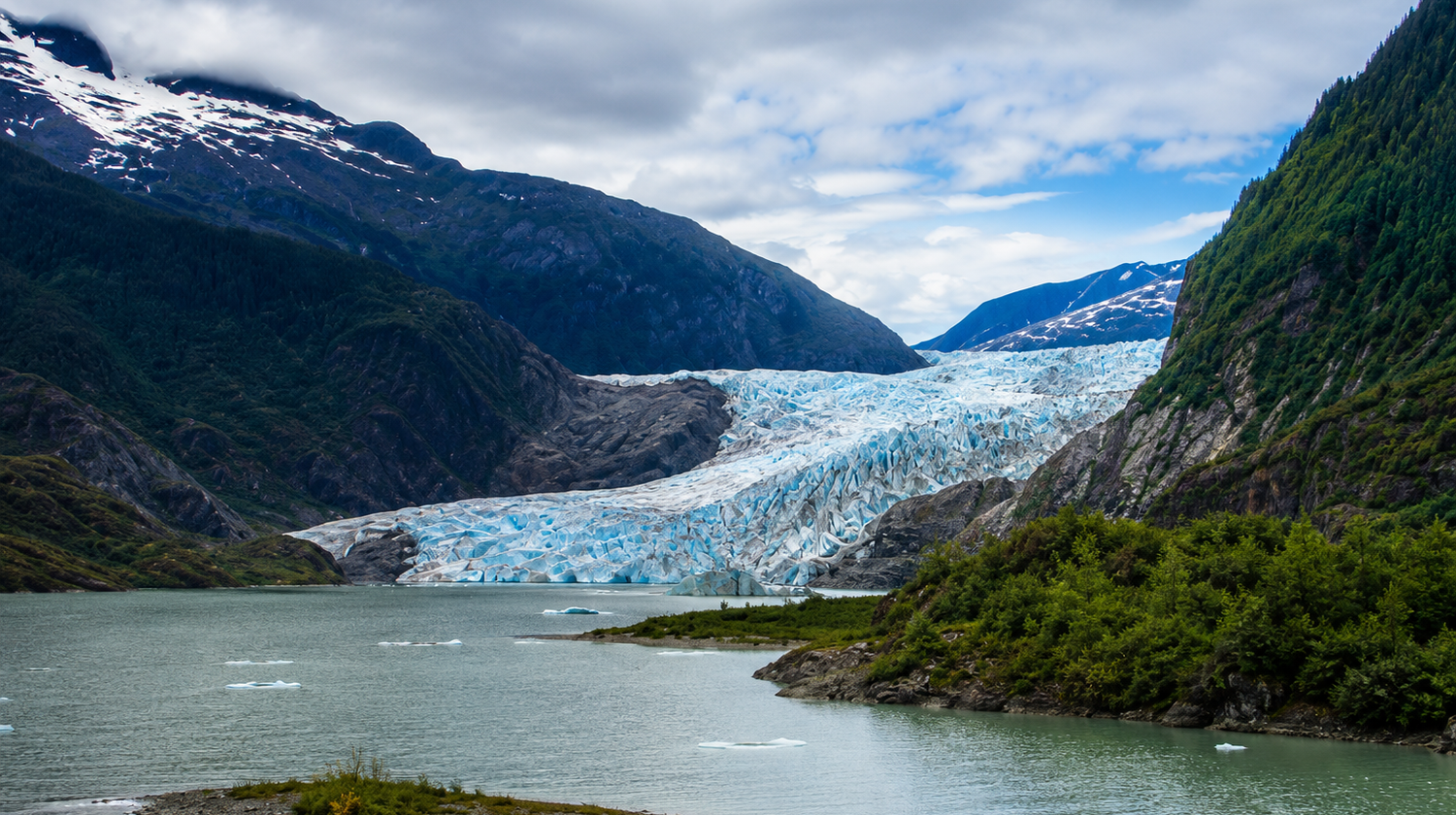Mendenhall Glacier, Juneau, Alaska - Photo by our CMO, Carolina Dias