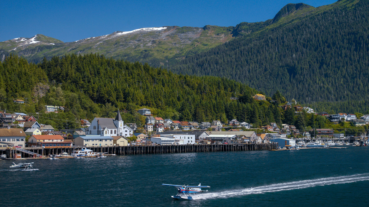 Ketchikan Waterfront, Alaska, USA